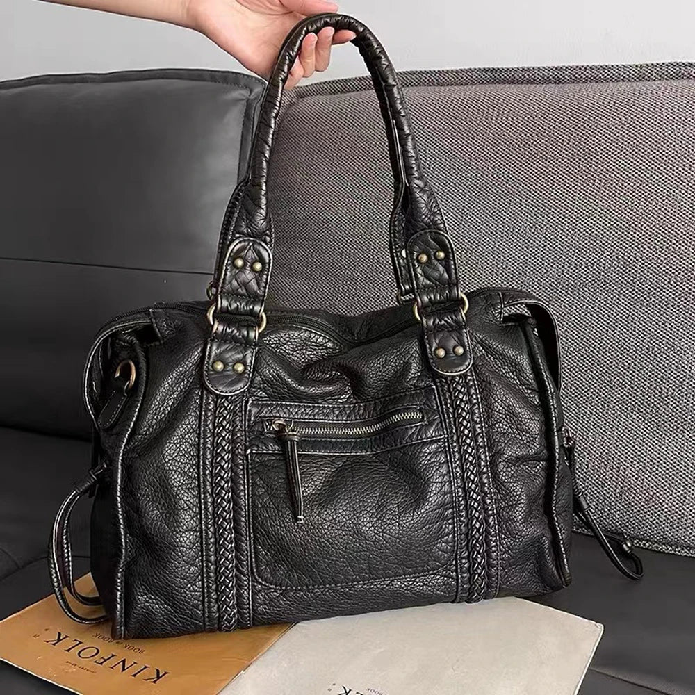 Tasche aus Echtleder - Lysandra