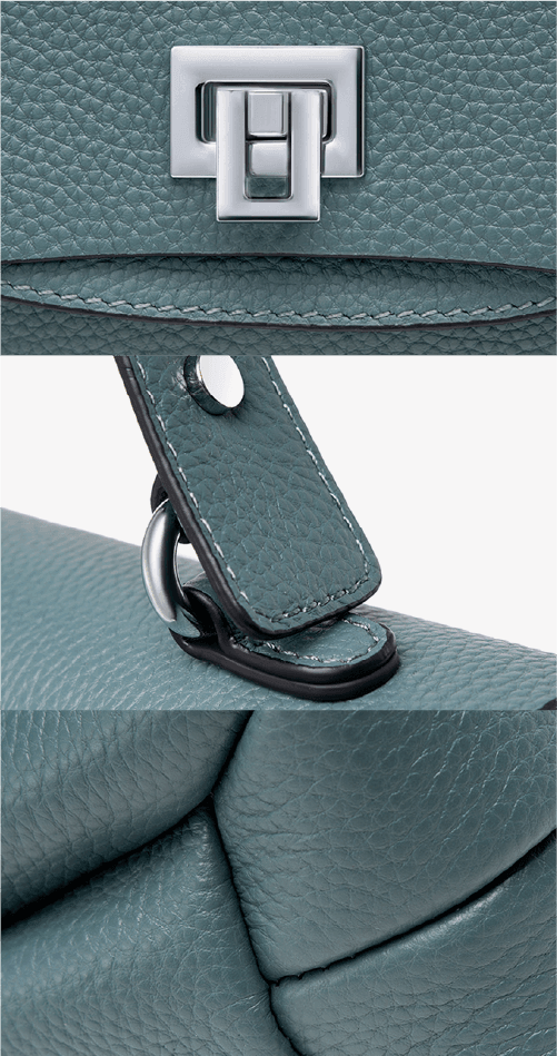 Kompakte Tasche aus Echtleder - Melbourn