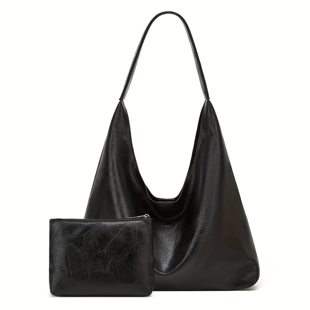 Messenger-Tasche aus Echtleder + Geldbörse aus Leder - Manz