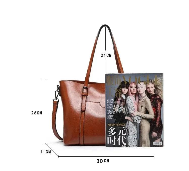 Tasche aus Echtleder- Mother