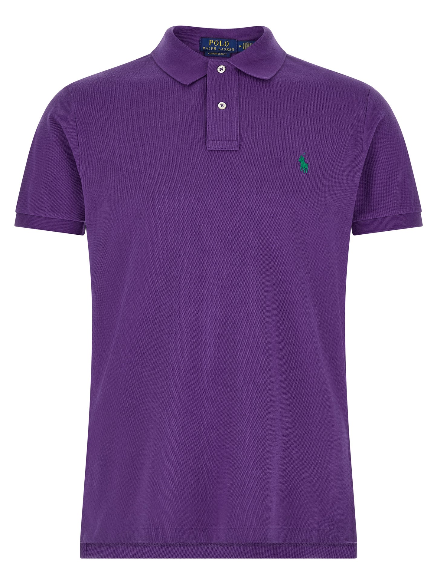 Purple Cotton Polo Shirt