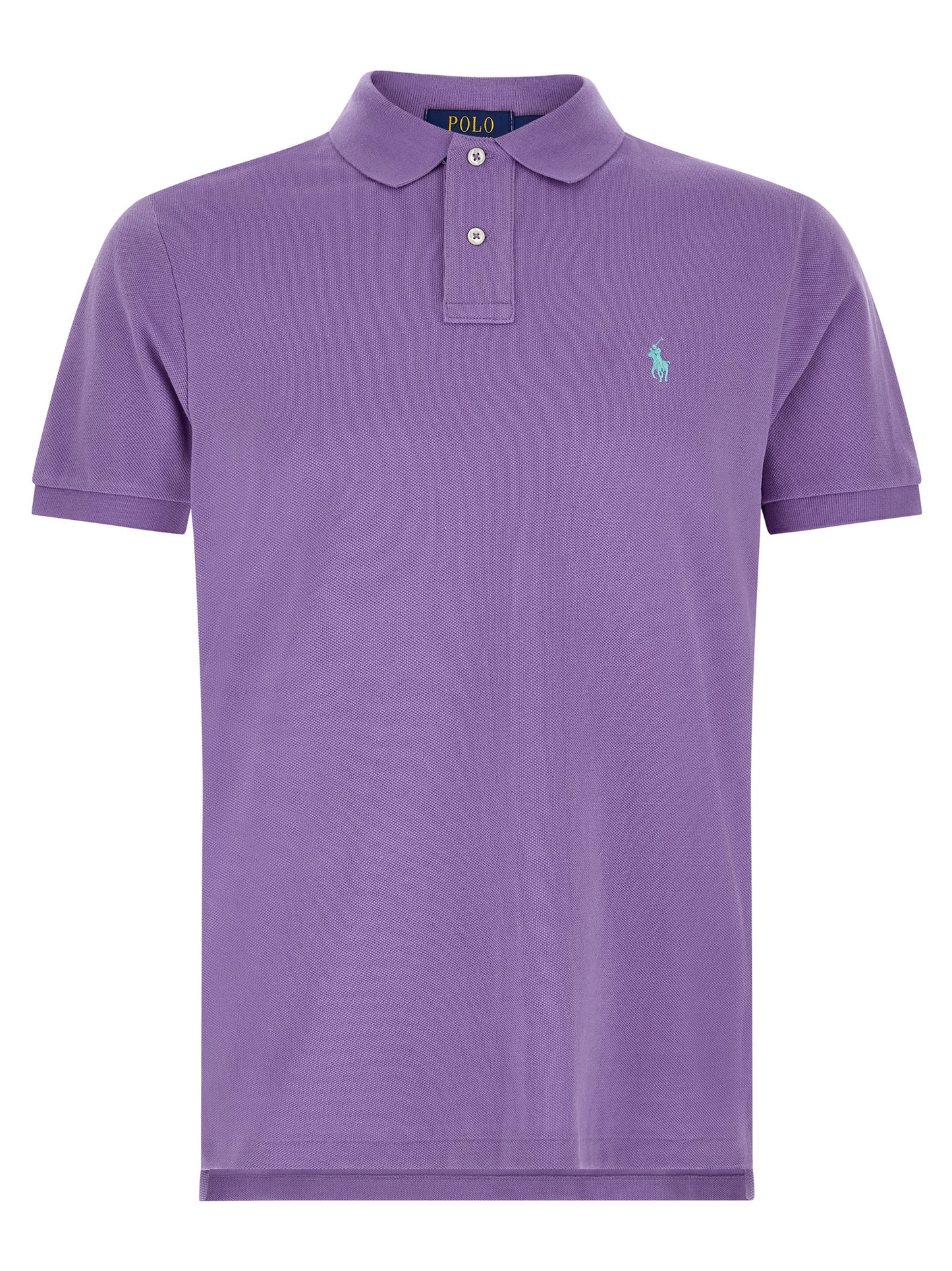 Purple Cotton Polo Shirt