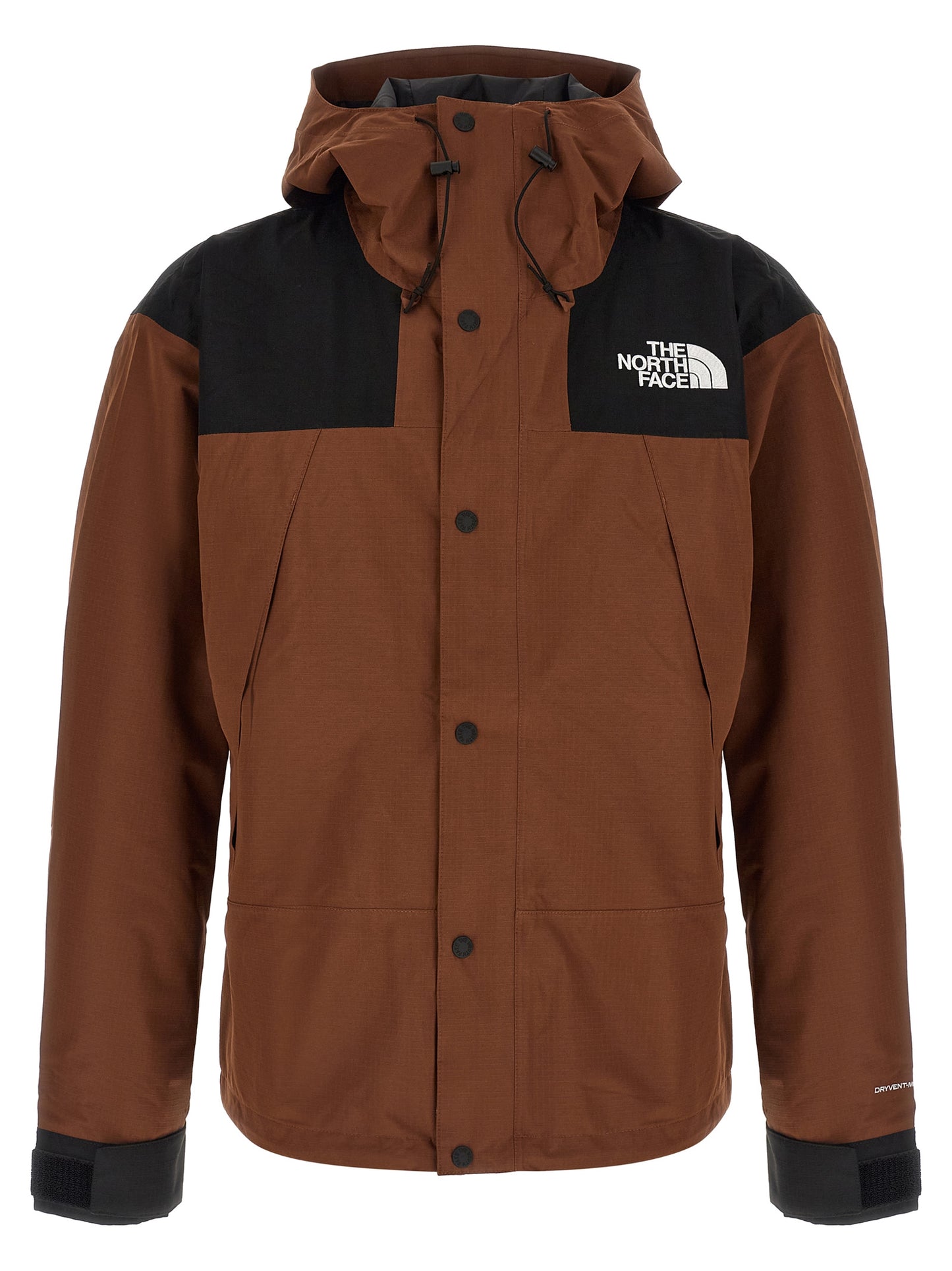Brown Polyester Shell Jacket