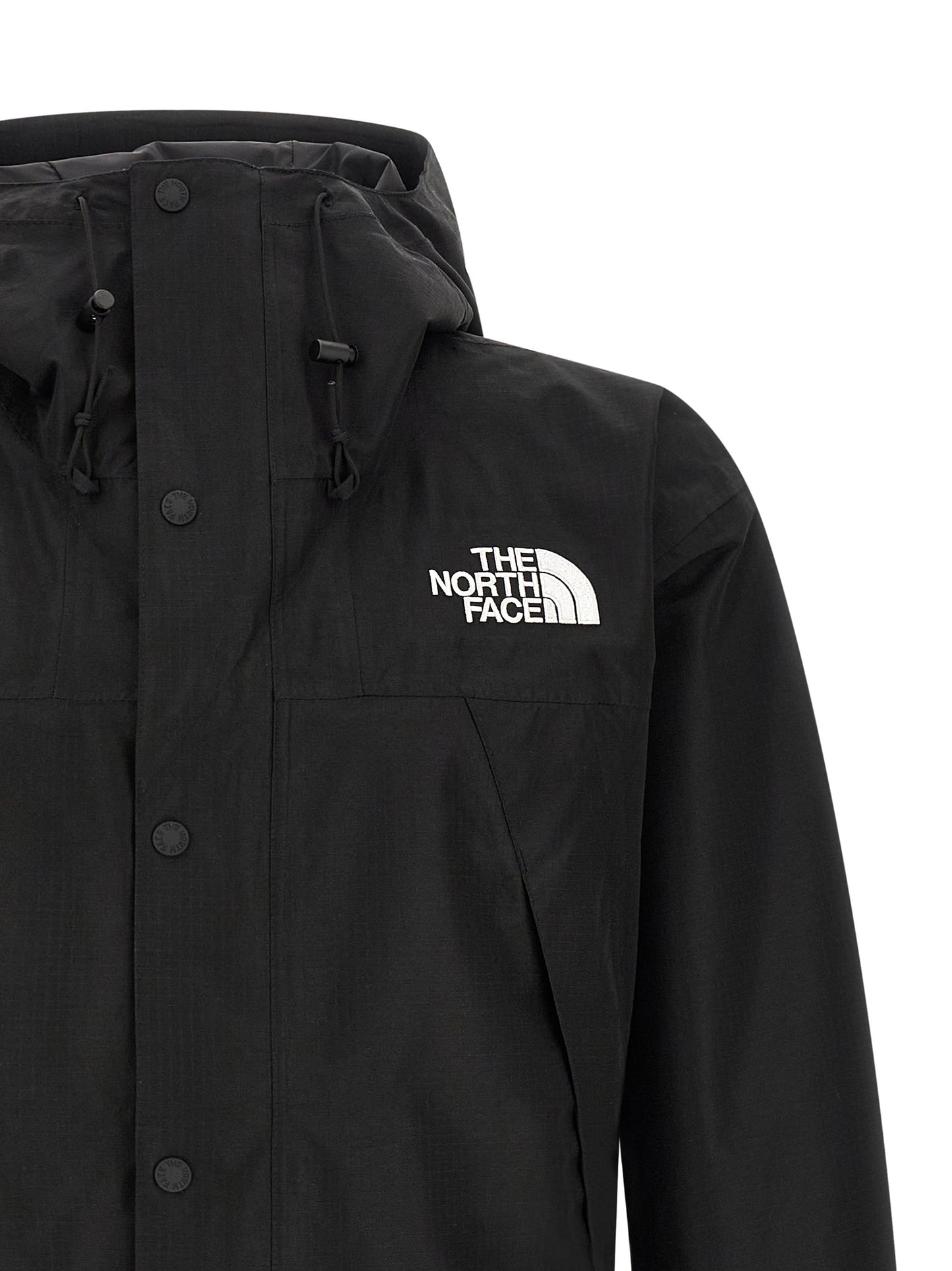 Black Polyester Shell Jacket