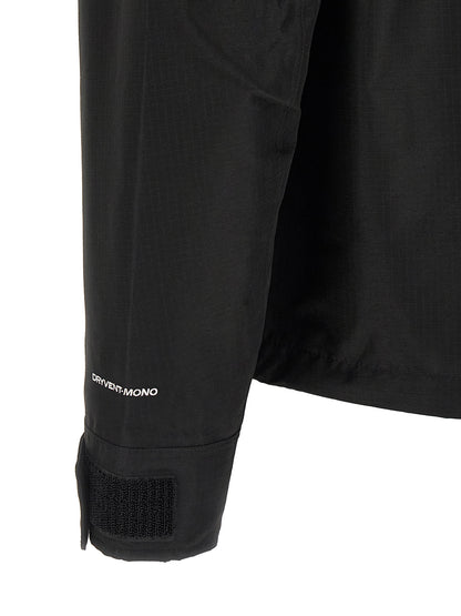 Black Polyester Shell Jacket
