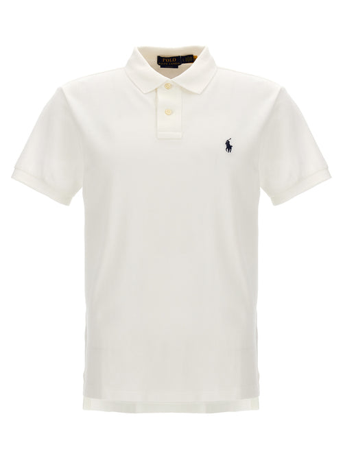 White Cotton Polo Shirt