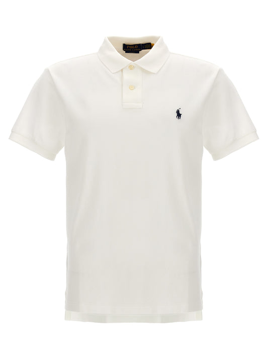 White Cotton Polo Shirt