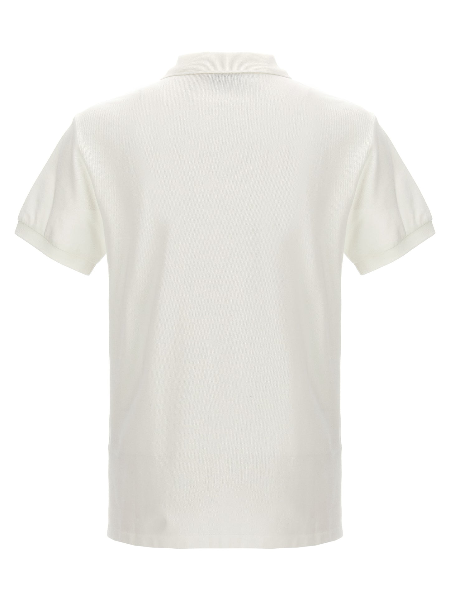 White Cotton Polo Shirt
