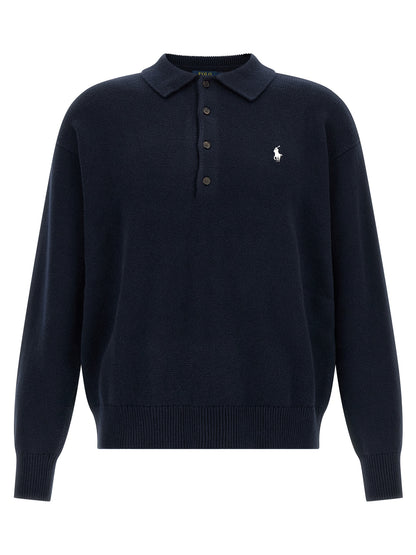 Blue Cotton Cardigan