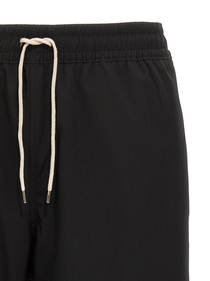 Black Polyester Shorts