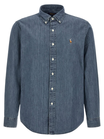 Blue Cotton Blouse