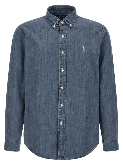 Blue Cotton Blouse