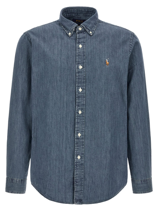Blue Cotton Blouse