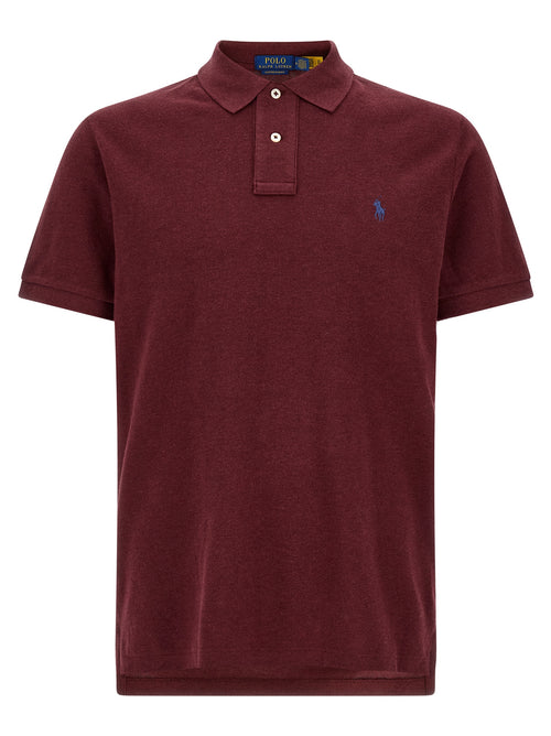 Bordeaux Cotton Polo Shirt