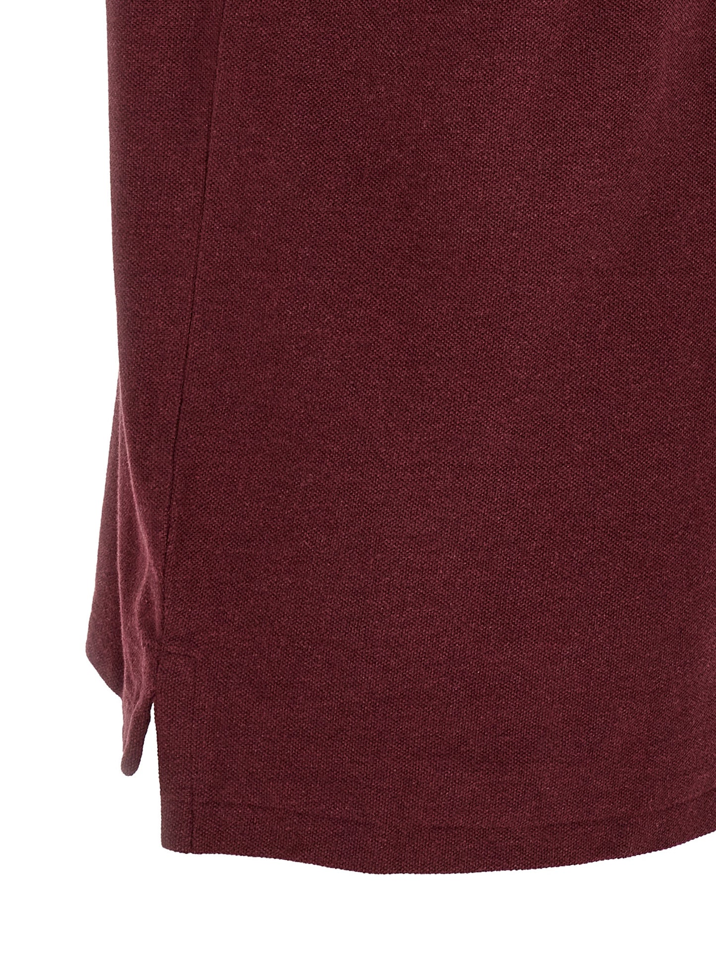 Bordeaux Cotton Polo Shirt