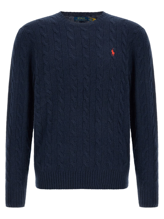 Blue Wool Cardigan