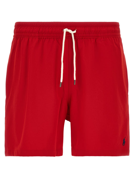 Multicolor Polyester Swim Shorts