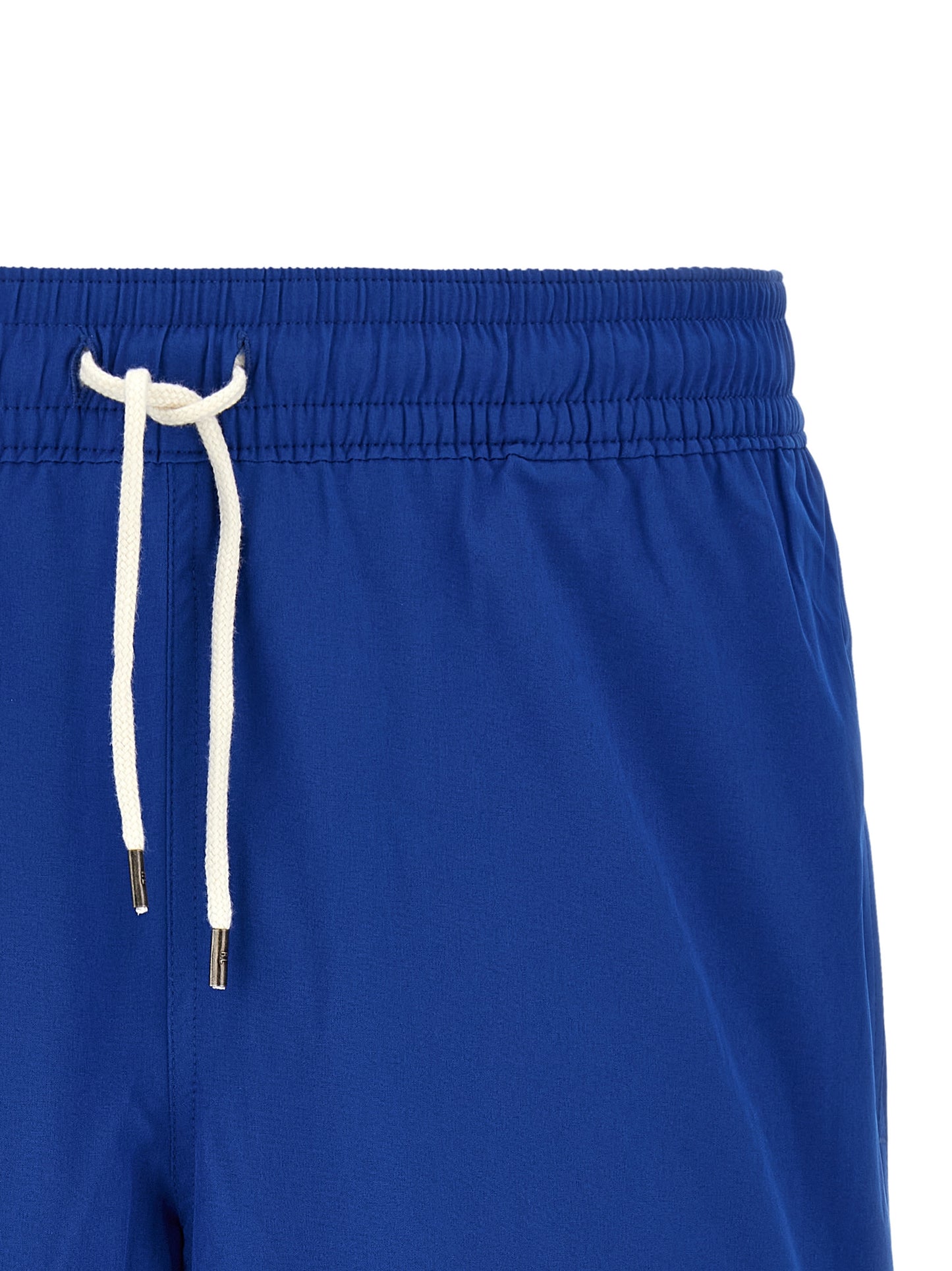 Blue Polyester Swim Shorts