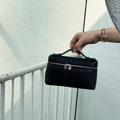 Kleine Tasche aus Echtleder Tote Rosa