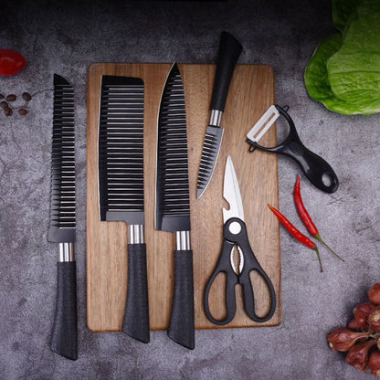 Kit de Facas Churrasco Profissional Pretas Kit de Facas Churrasco Profissional Pretas