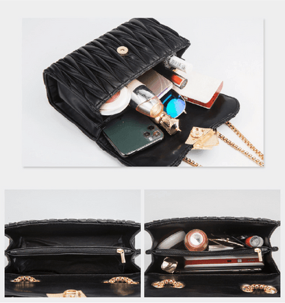 Kompakte Tasche aus Leder - Vienza