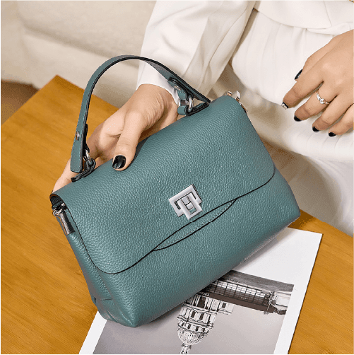 Kompakte Tasche aus Echtleder - Melbourn