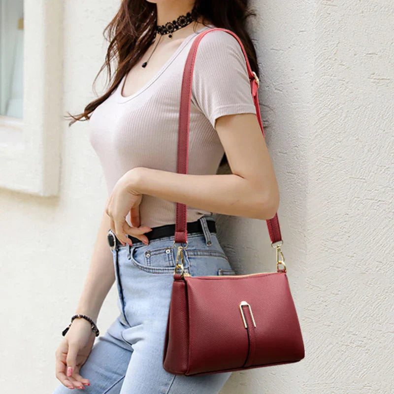 Kleine Tasche aus Echtleder Ayla