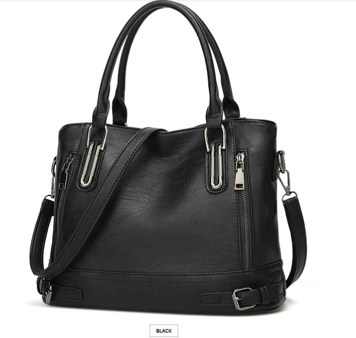Große Tasche aus Leder Salomé