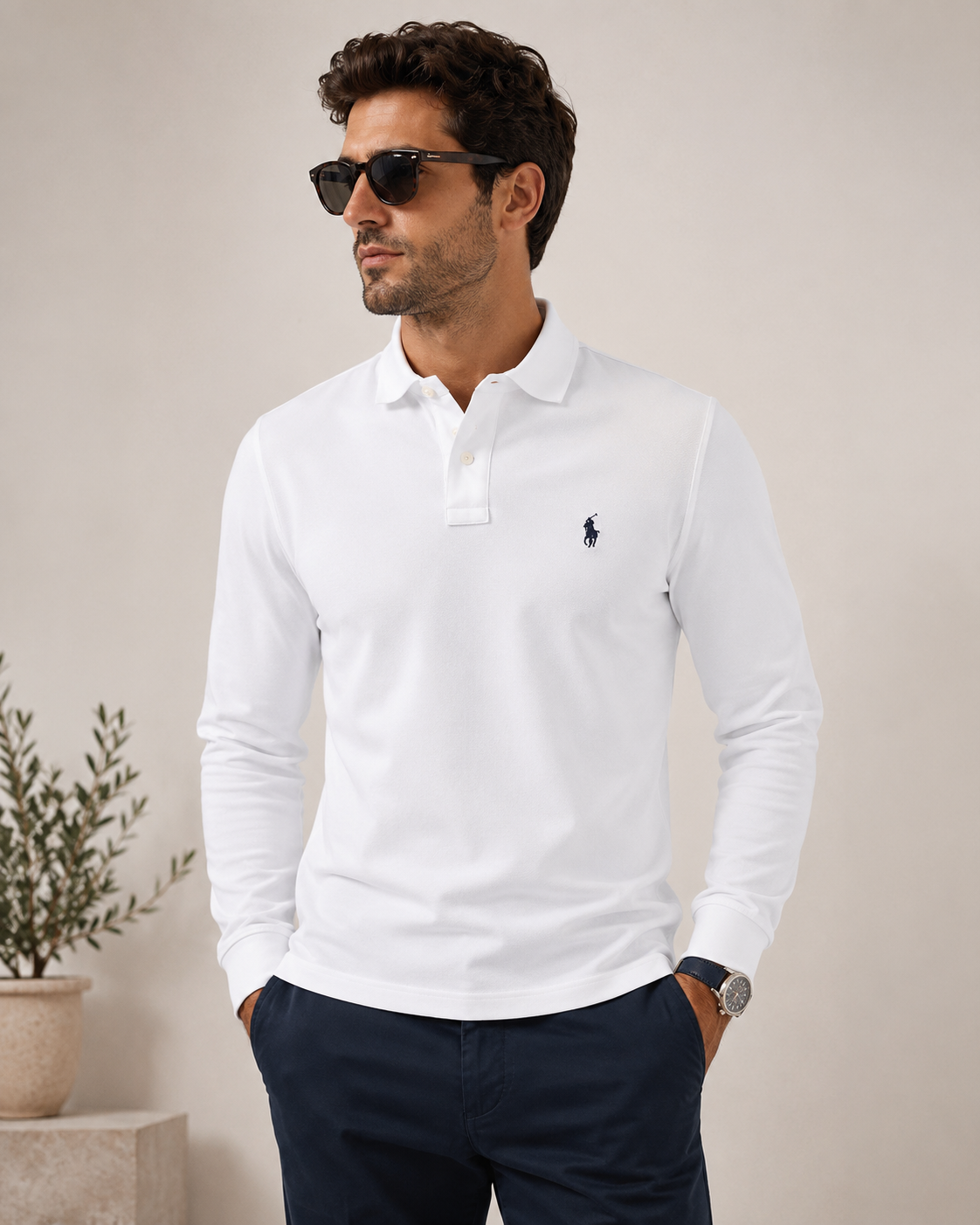 Kit Custom Slim Fit Mesh Polo Shirt