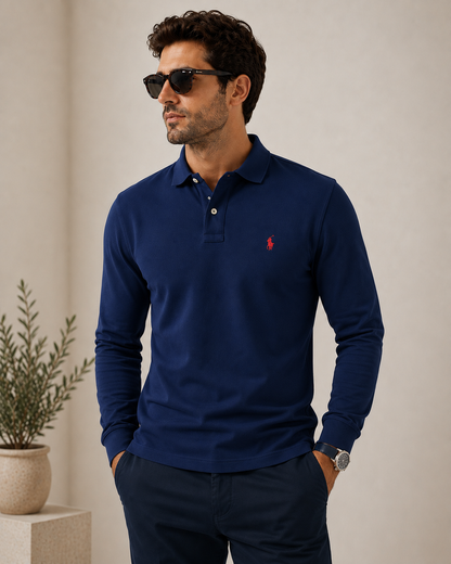 Kit Custom Slim Fit Mesh Polo Shirt