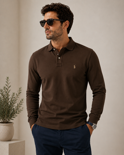 Kit Custom Slim Fit Mesh Polo Shirt