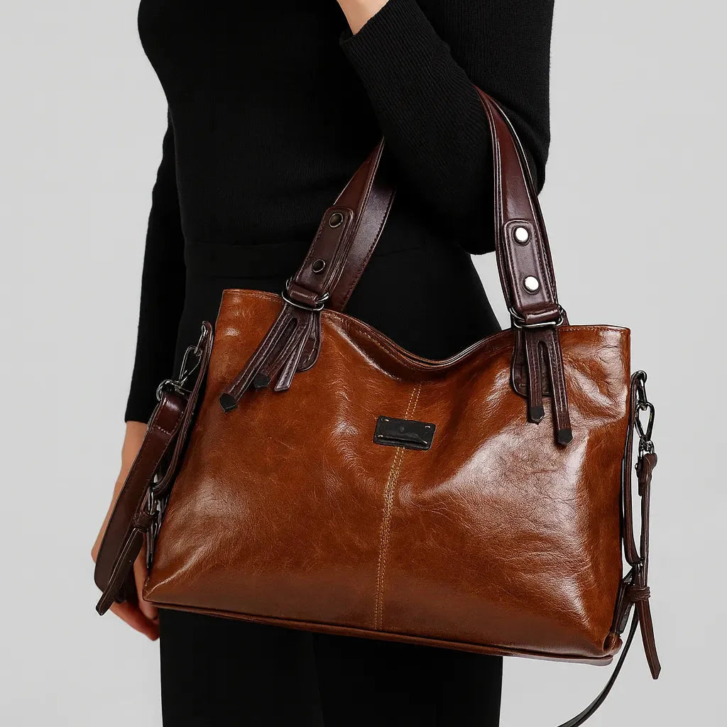 Tasche aus Echtleder - Olivia