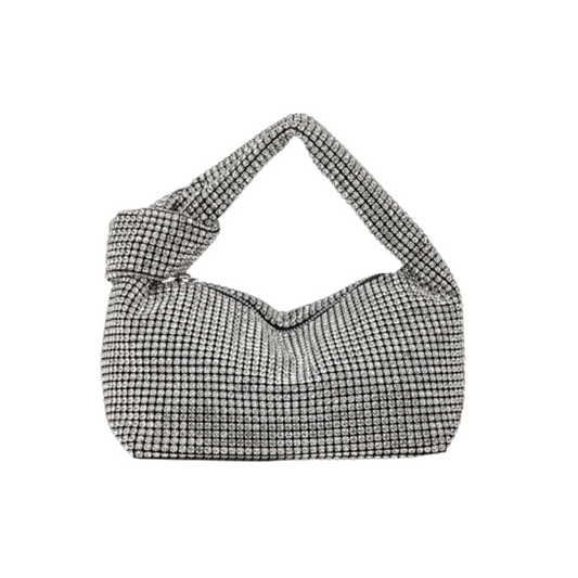 Glänzende Baguette-Tasche Fabiana