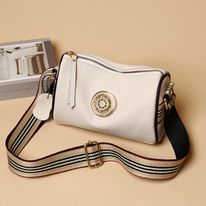 Kleine Schultertasche aus Leder - Orlane
