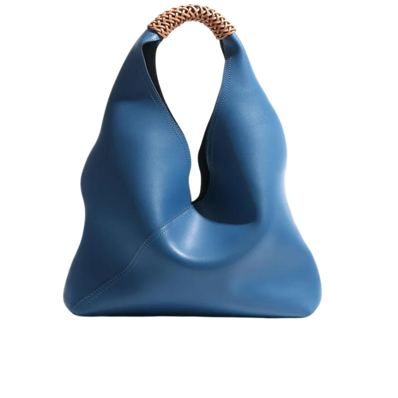 Große Shopper-Tasche aus Echtleder Rebeca