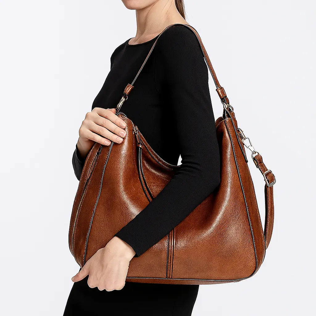 Tasche aus Echtleder - Mila