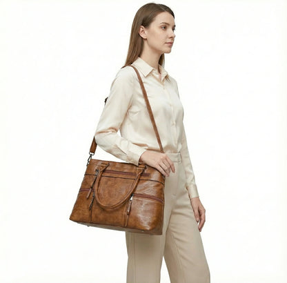Tasche aus Echtleder - Verse