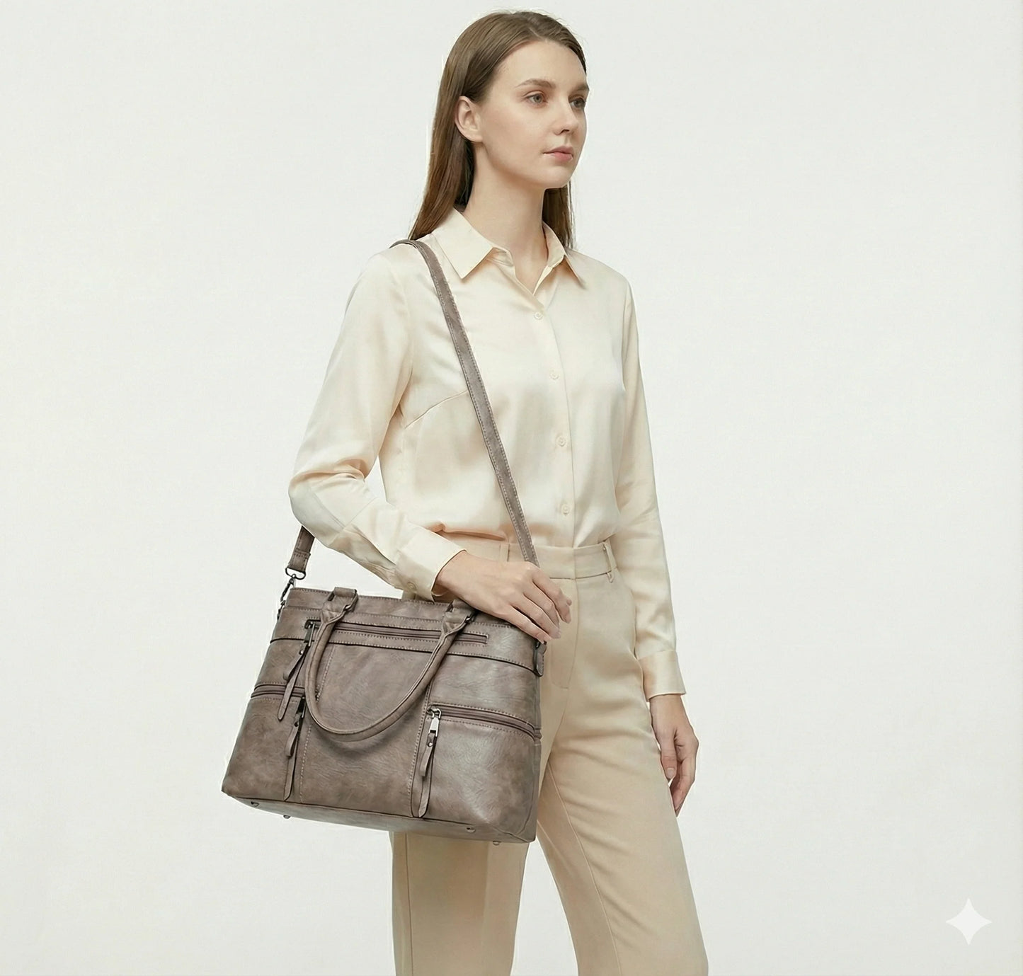 Tasche aus Echtleder - Verse