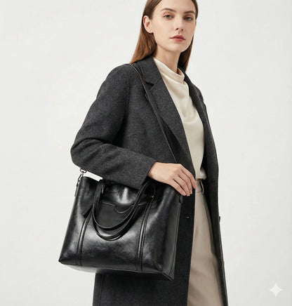 Tasche aus Echtleder - Glamour