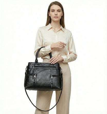 Tasche aus Echtleder - Verse