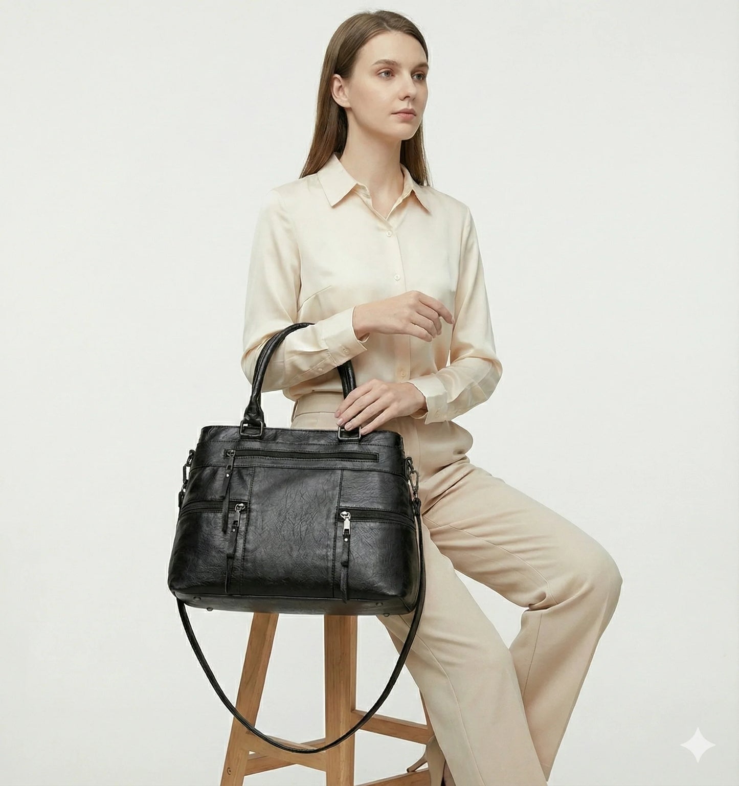 Tasche aus Echtleder - Verse