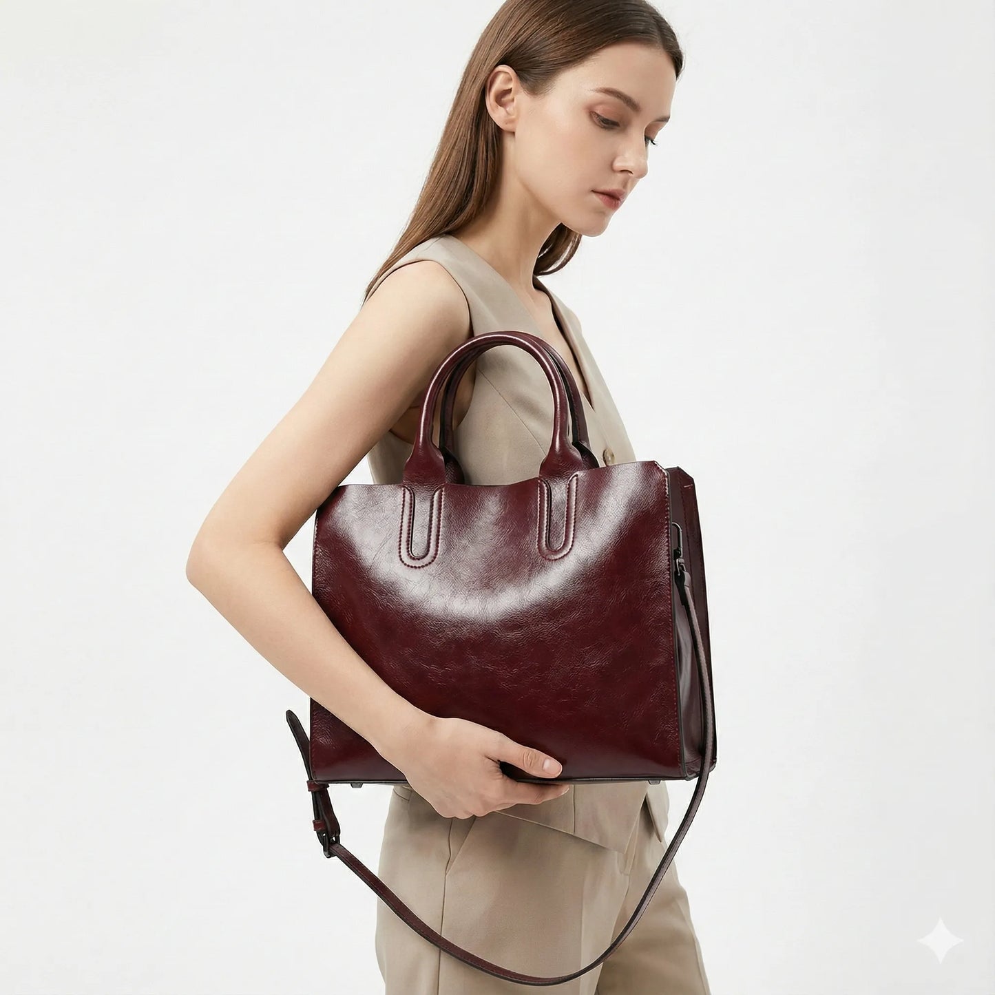 Tasche aus Echtleder - Criz
