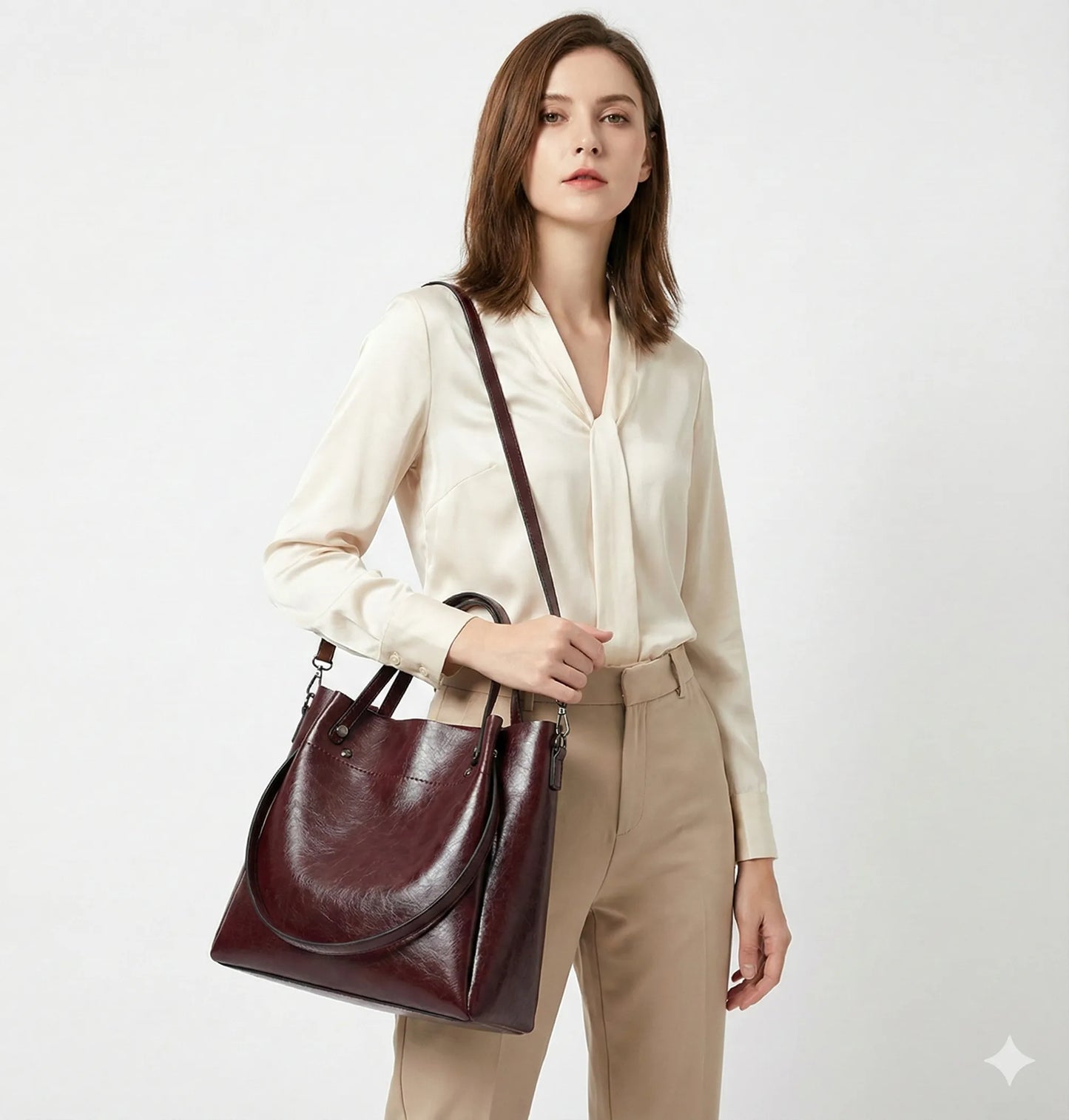 Tasche aus Echtleder - Maelis