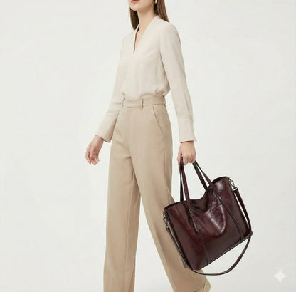 Tasche aus Echtleder - Glamour