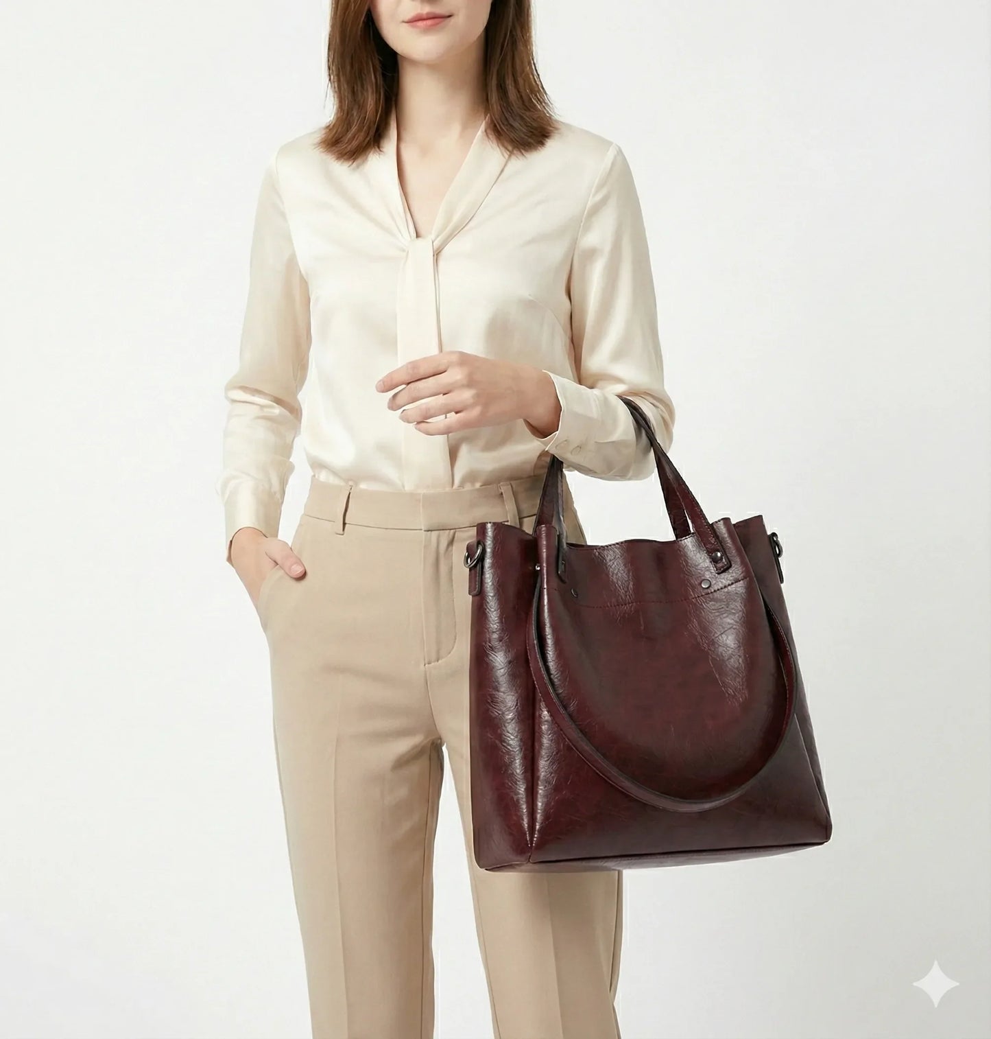 Tasche aus Echtleder - Maelis