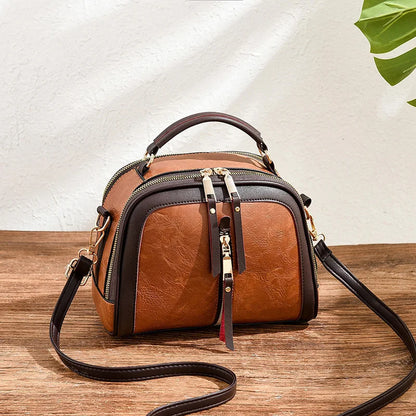 Kleine Tasche aus Echtleder - Novelle