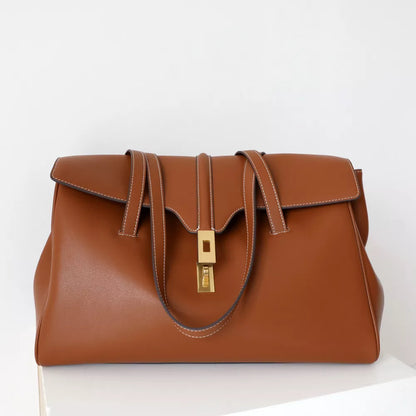 Tote-Tasche aus Echtleder Ione