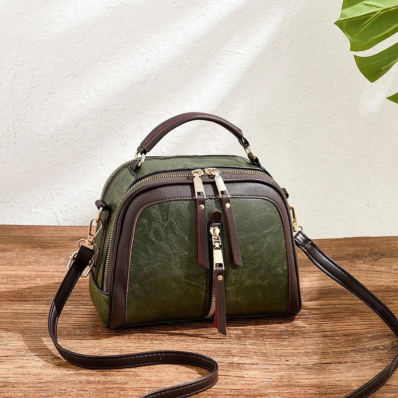 Kleine Tasche aus Echtleder - Novelle