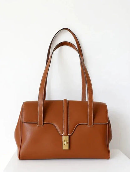Tote-Tasche aus Echtleder Ione