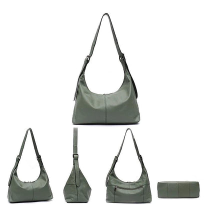 Messenger-Tasche aus Echtleder - Agatha